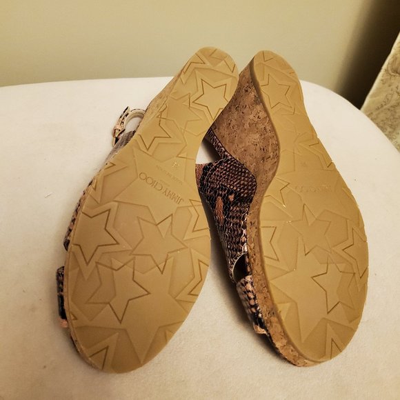 Jimmy Choo Wedge Sandals New no tags - Picture 4 of 5
